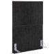 Cabeceira Cama Box Solteiro Com Tachas 100 cm Vicenza L02 Linho Chumbo - Lyam Decor