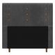 Cabeceira Cama Box Casal Queen Size Roma 160cm Suede Cinza - Desk Design