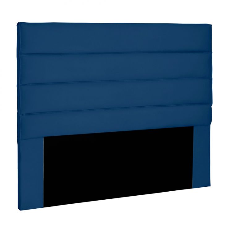 Cabeceira King La Italiana Suede Azul