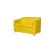 Namoradeira Tilla Suede Amarelo - Montanaris Decor