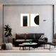 Quadro Black Minimalist 88x60 2-60x43 Caixa Marfim
