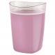 Porta Algodão Pote Porta Cotonete Acessório Banheiro Organizador Pia Para Banheiro Rosa Quartzo