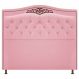 Cabeceira Estofada Yasmim 195 cm King Size Suede Rosa Bebê - Amarena Móveis