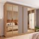 Image of Guarda-Roupa Casal com Espelho Reflecta Absolut 6 Portas 6 Gavetas Buriti e Fendi MO895CL71QHKMOB