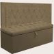 Kit Cabeceira Bianca + Calçadeira Itália Casal 140 CM Suede Camurça - D A Decor