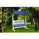 Banco | Banqueta Balanço Madeira Sion Área Externa Jardim Varanda Piscina Área de lazer Alumínio Fundido Artesane Móveis