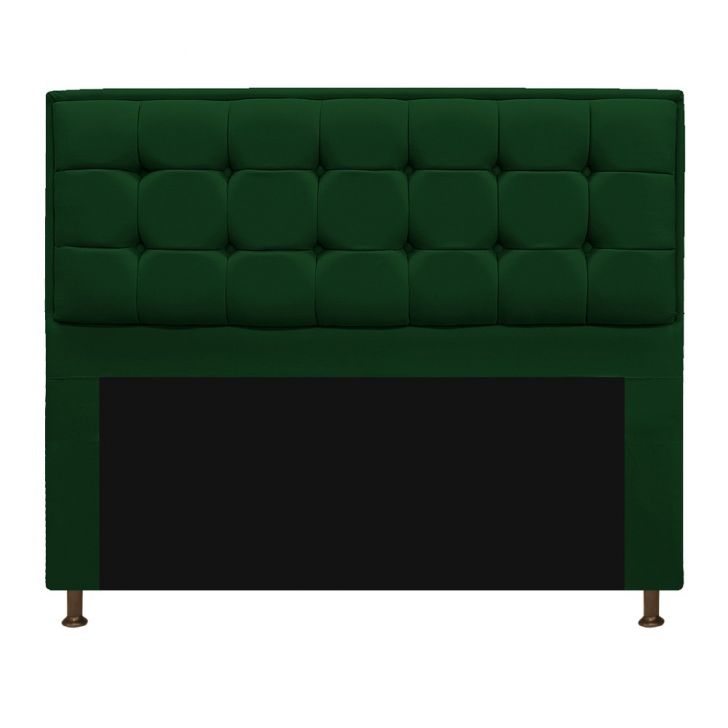 Cabeceira Copenhague 195 cm King Size Suede Verde - Amarena Móveis