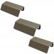 Kit 3 Puxadores PV22 80 Alça de Sobrepor Bronze Para Móvel Armários Gavetas Zamac