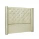 Cabeceira Vicenza Para Cama Box Solteiro 90 cm Linho Rustico Natural - D'Rossi