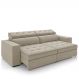 Sofá Retrátil Reclinável 4 Lugares 290cm Vick M22 Suede Bege - Mpozenato
