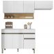 Cozinha Modulada 3 Pecas Balcao Com Tampo Line Supremo Cp Freijo KTP