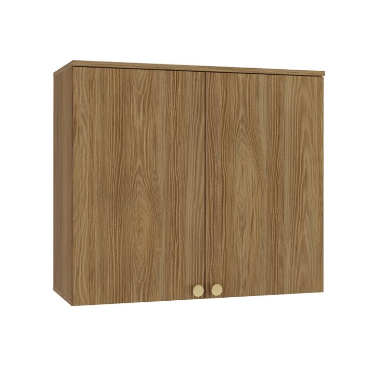 Armário Aéreo Botanic 2 Portas Nogueira 80 cm