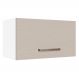 Armário de Cozinha Aéreo 60 cm 1 Porta Basculante Branco/Crema Agata Madesa