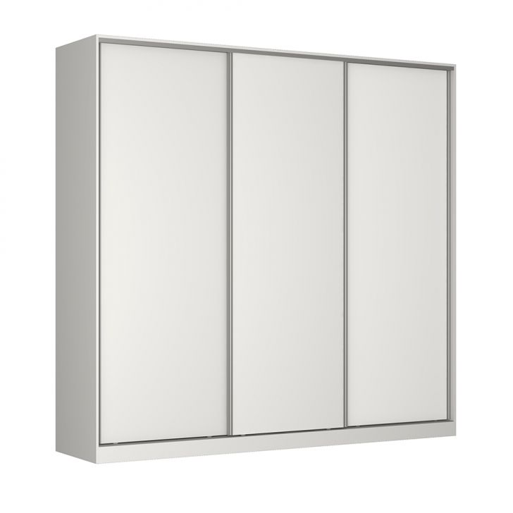 Image of Guarda-roupa Casal Tunas I 3 Portas 3 Gavetas Branco PLA-NO482CL71DMYMOB