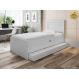 Cama Solteiro Larissa Com Cama Auxiliar Branco Framar