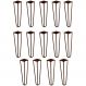 Kit 14 Pés de Metal 30 CM Hairpin Legs Mesa de Canto Rack e Puffs Bronze G41