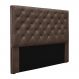 Cabeceira Decorativa Queen Size 1,60M Tàzio Veludo Marrom G63 - Gran Belo