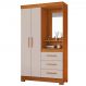 Guarda-Roupa NT 6020 Freijo Com Off White - Notavel