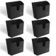 Kit 6 Suportes Porta Guardanapo de Mesa para Restaurantes La