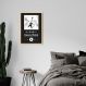 Quadro Gênero Musical Heavy Metal 60x43 Caixa Marfim Preto