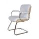 Cadeira Eames Diretor Fixa Linha Capa em Madeira Branco