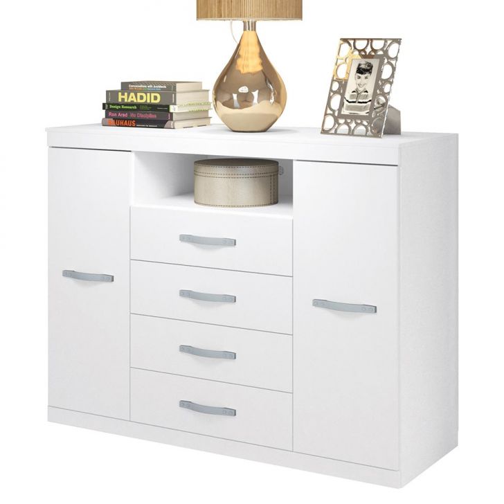 Cômoda Havana Master 2PT 4GV Branca