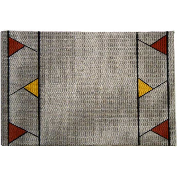 Tapete Capacho Pintado 45x75 cm Areia 141031 Apaeb