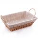 Kit 15 Cestas para Servir Pães 29x19x12cm Restaurantes Forro Tecido Wolff Frutas Decoração