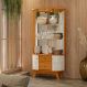 Cristaleira 4 Portas Hennessy Cinamomo Off White