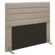 Cabeceira King 1,95m Friburgo Suede Bege - Pallazio