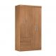 Guarda-Roupa Solteiro Lotus 4 Portas 2 Gavetas Amêndola