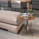 Mesa Lateral Embaraço Redonda Bistrô apoio Sofá Decoração 45 x 45cm Metal Preto