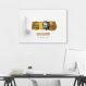 Quadro 1 Milhão de Reais Gold 100x70 Sem Moldura