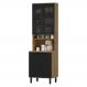 Paneleiro 4 Portas MDF 70 cm Tosc PTO01 Freijo Nero MXM