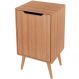 Gabinete para Banheiro 45 cm com 1 Porta Retrô Amêndoa