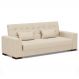 Sofá Cama para Sala de Estar Lisboa Veludo Off White - Ibiza