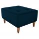 Puff Decorativo Para Sala Piva 62x52 cm E433 Azul Milani Store