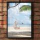 Quadro Decorativo Balanço na Praia-24x34Cm