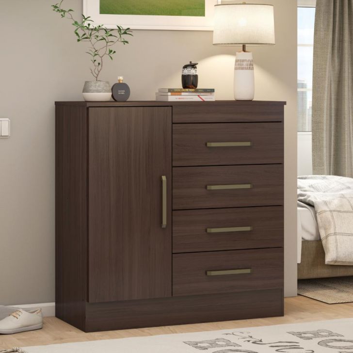 Gaveteiro 4 Gavetas Silvia Cafe Touch