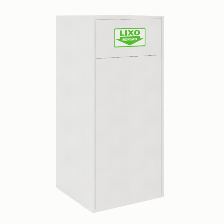 Lixeira de Escritório Module Cinza