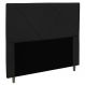 Cabeceira Cama Box Solteiro Mali 90cm Corano Preto - Desk Design