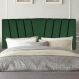 Painel Estofada Bélgica 195CM King Suede Verde - D A DECOR