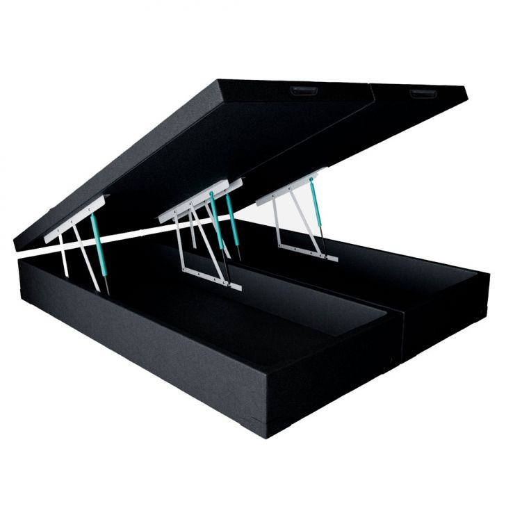 Base Para Cama Box Queen Martin Premium Com Baú (45x158x198) Preta