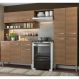 Cozinha Compacta Madesa Emilly Pop Com Armário e Balcão - Rustic