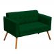 Namoradeira Elisa Suede Verde D'Rossi