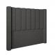 Cabeceira Para Cama Box King 193 cm Rania Linho Cinza I02 - D'Rossi
