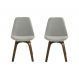 Conjunto de 2 Cadeiras Lis Bege