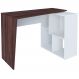 Mesa Para Escritório Escrivaninha Home Office Urban A02 Ipê Branco - Lyam Decor
