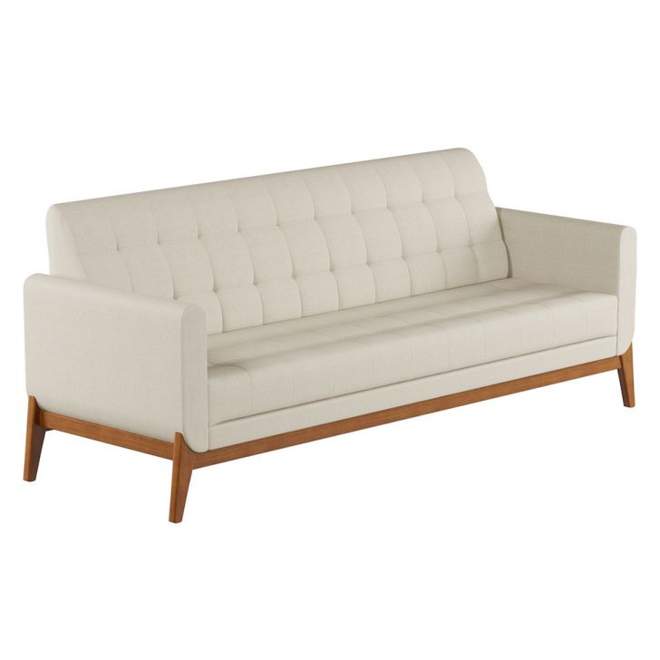 Image of Sofá  3 Lugares Brooks Linho Areia 230 Cm PLA-AL380UP61HDUMOB