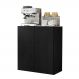 Aparador Buffet 2 Portas Veneza Multimóveis V3603 Preto